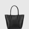 Handbags-Aquatalia Alessandria Tote Black