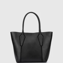 Handbags-Aquatalia Alessandria Tote Black