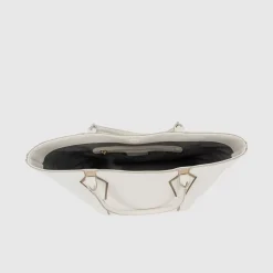 Handbags-Aquatalia Alessandria Tote Off White