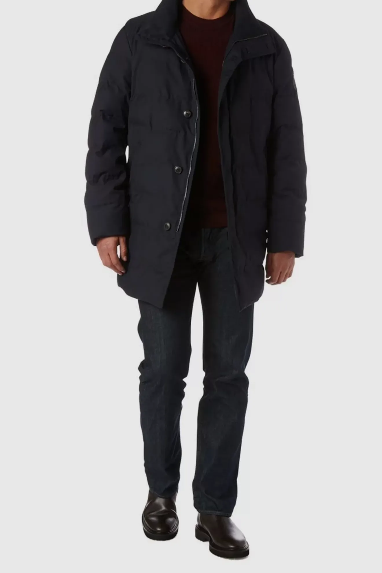 Outerwear-Aquatalia Barcelona Navy