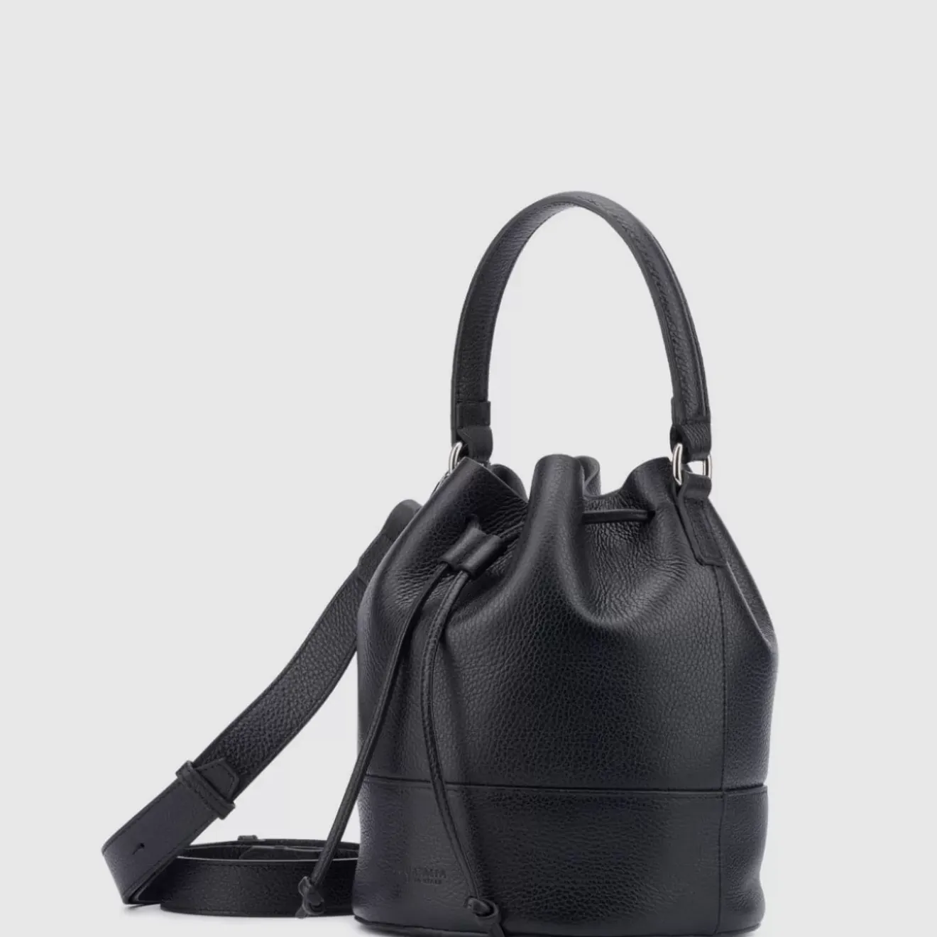 Handbags-Aquatalia Bari Bucket Black