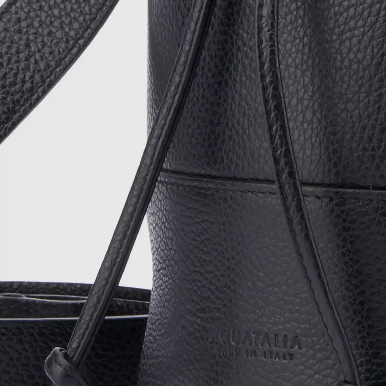Handbags-Aquatalia Bari Bucket Black