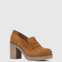 Heels-Aquatalia Caprie Camel