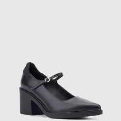 Heels-Aquatalia Casha Black