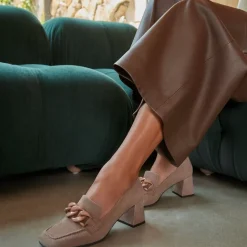 Heels-Aquatalia Cathie Taupe