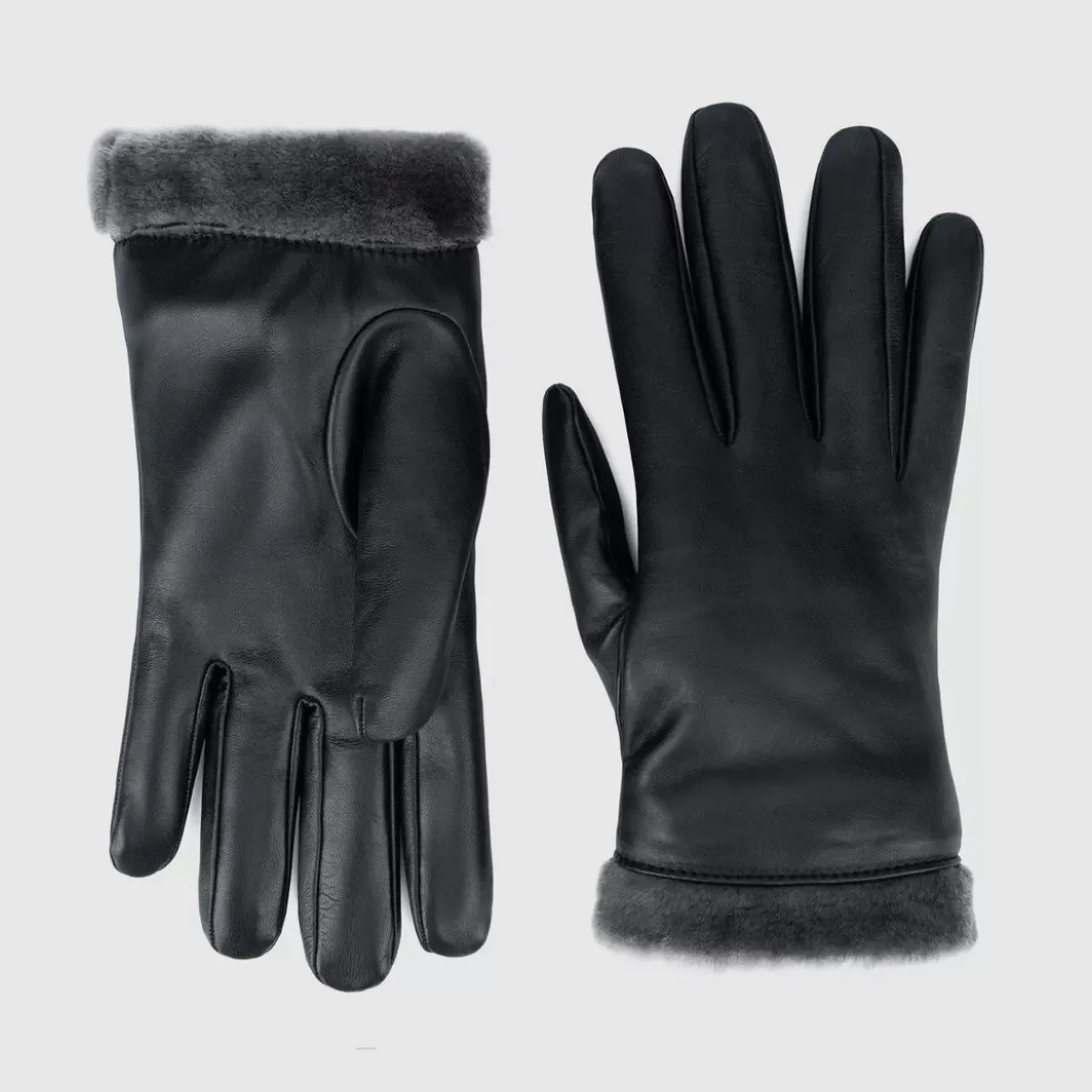 Gloves-Aquatalia Classic Cuff Glove Black