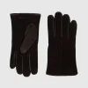 Gloves-Aquatalia Classic Trim Glove Espresso