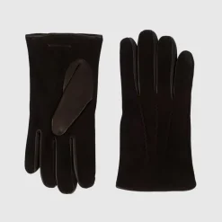 Gloves-Aquatalia Classic Trim Glove Espresso