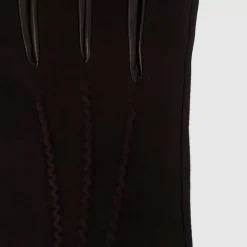 Gloves-Aquatalia Classic Trim Glove Espresso