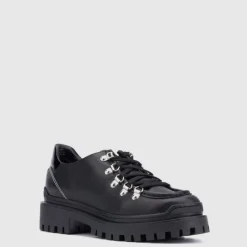 Oxfords & Loafers-Aquatalia Claudina Black