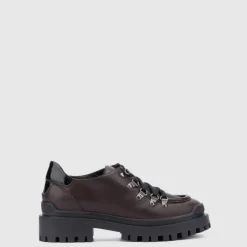 Oxfords & Loafers-Aquatalia Claudina Espresso/Black