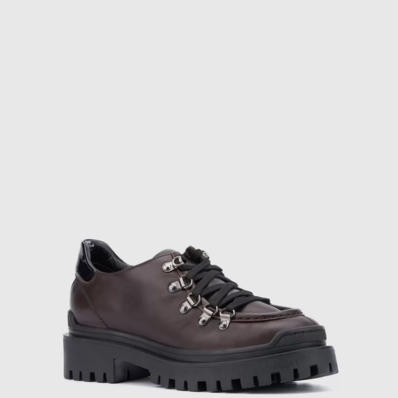 Oxfords & Loafers-Aquatalia Claudina Espresso/Black