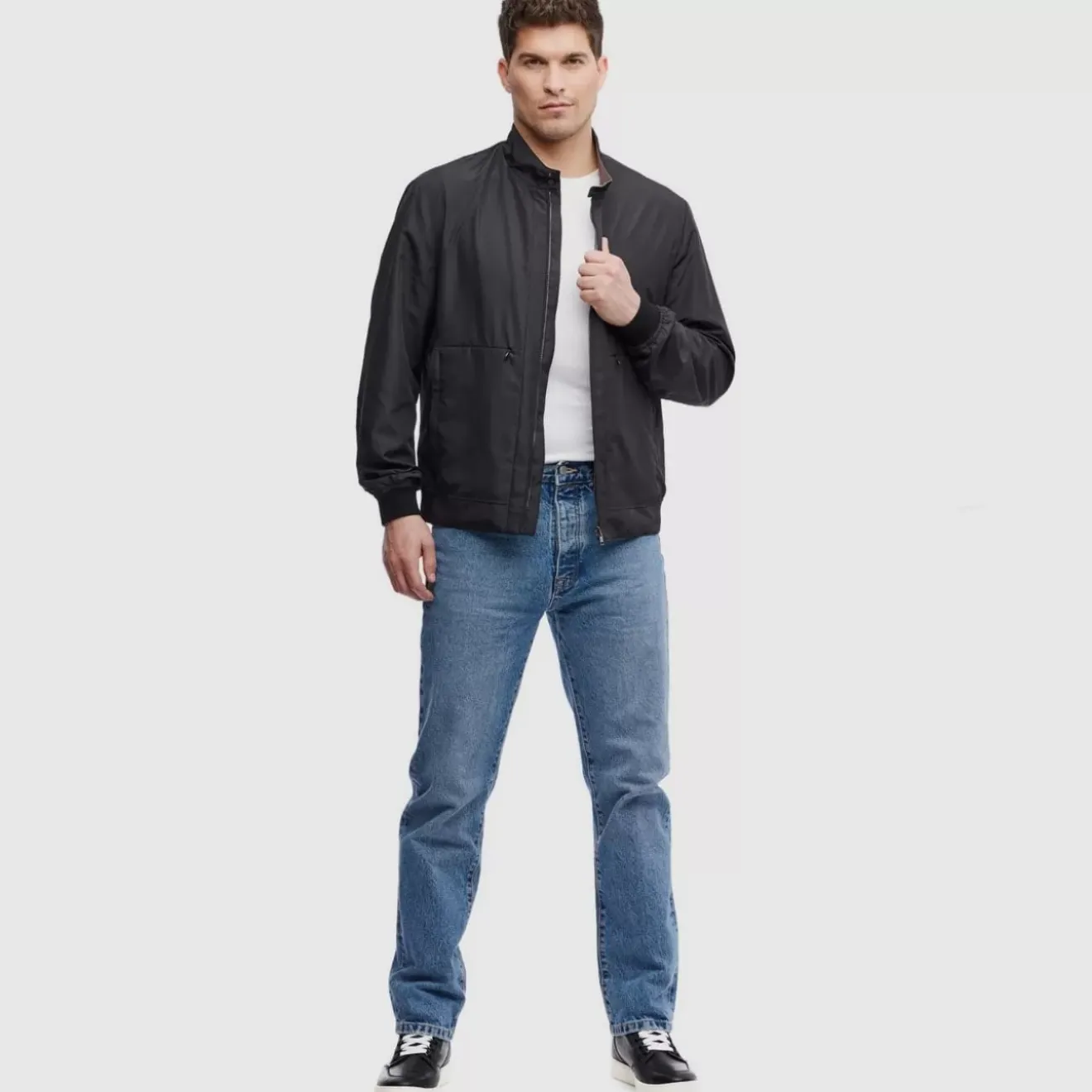 Outerwear-Aquatalia Corato Black/Grey