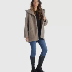 Outerwear-Aquatalia Gianna Taupe