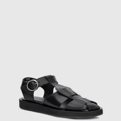 Sandals-Aquatalia Ginata Black