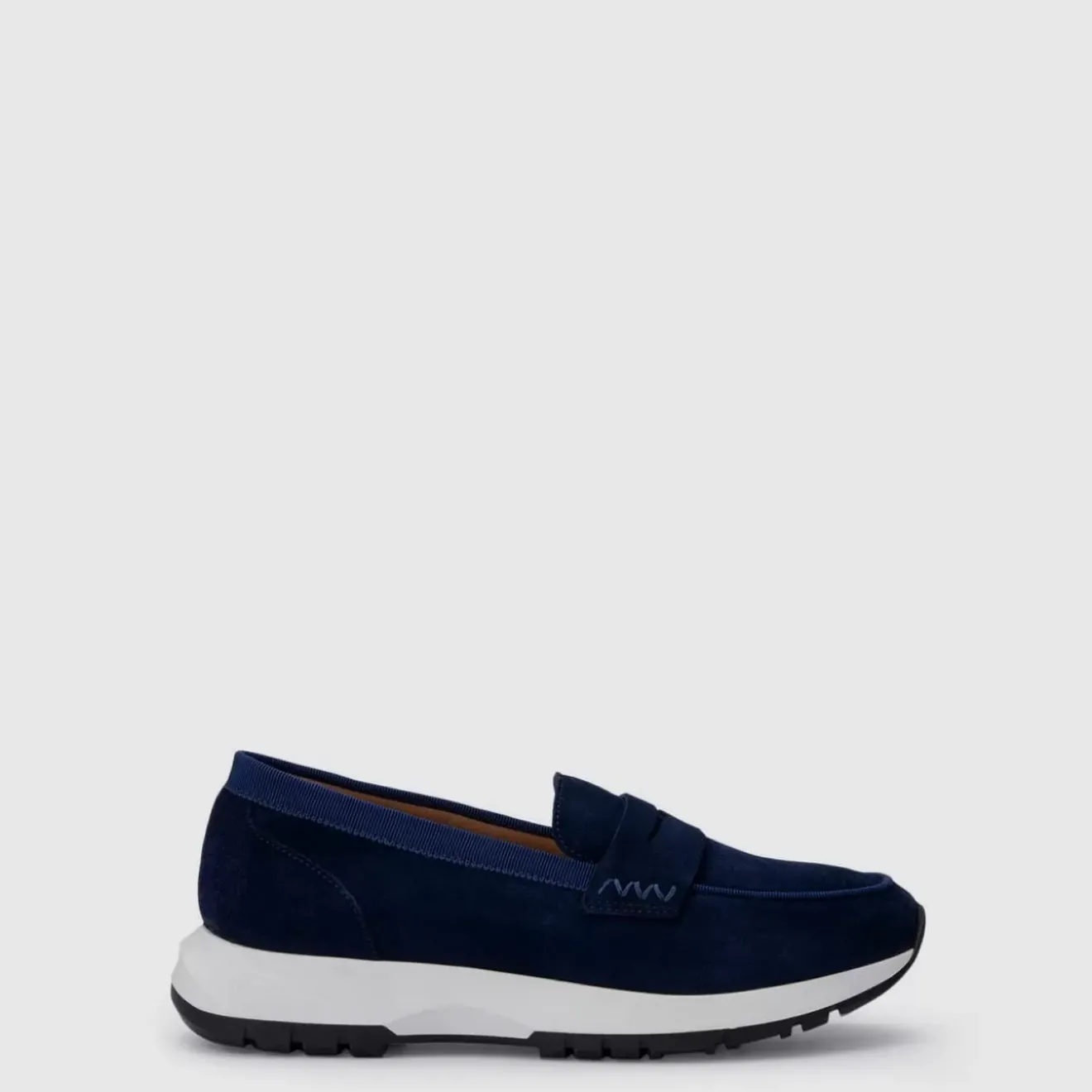 Oxfords & Loafers-Aquatalia Krizza Navy