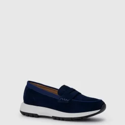 Oxfords & Loafers-Aquatalia Krizza Navy