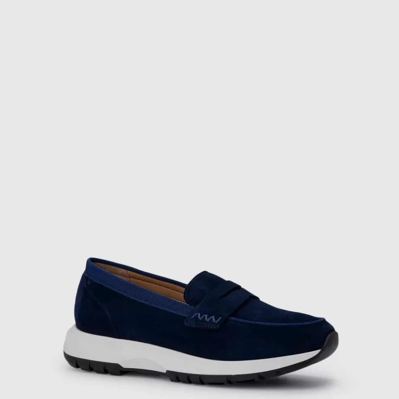 Oxfords & Loafers-Aquatalia Krizza Navy