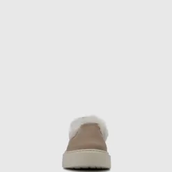 Sneakers-Aquatalia Letty Dark Taupe/White