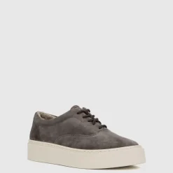 Sneakers-Aquatalia Lora Dark Brown