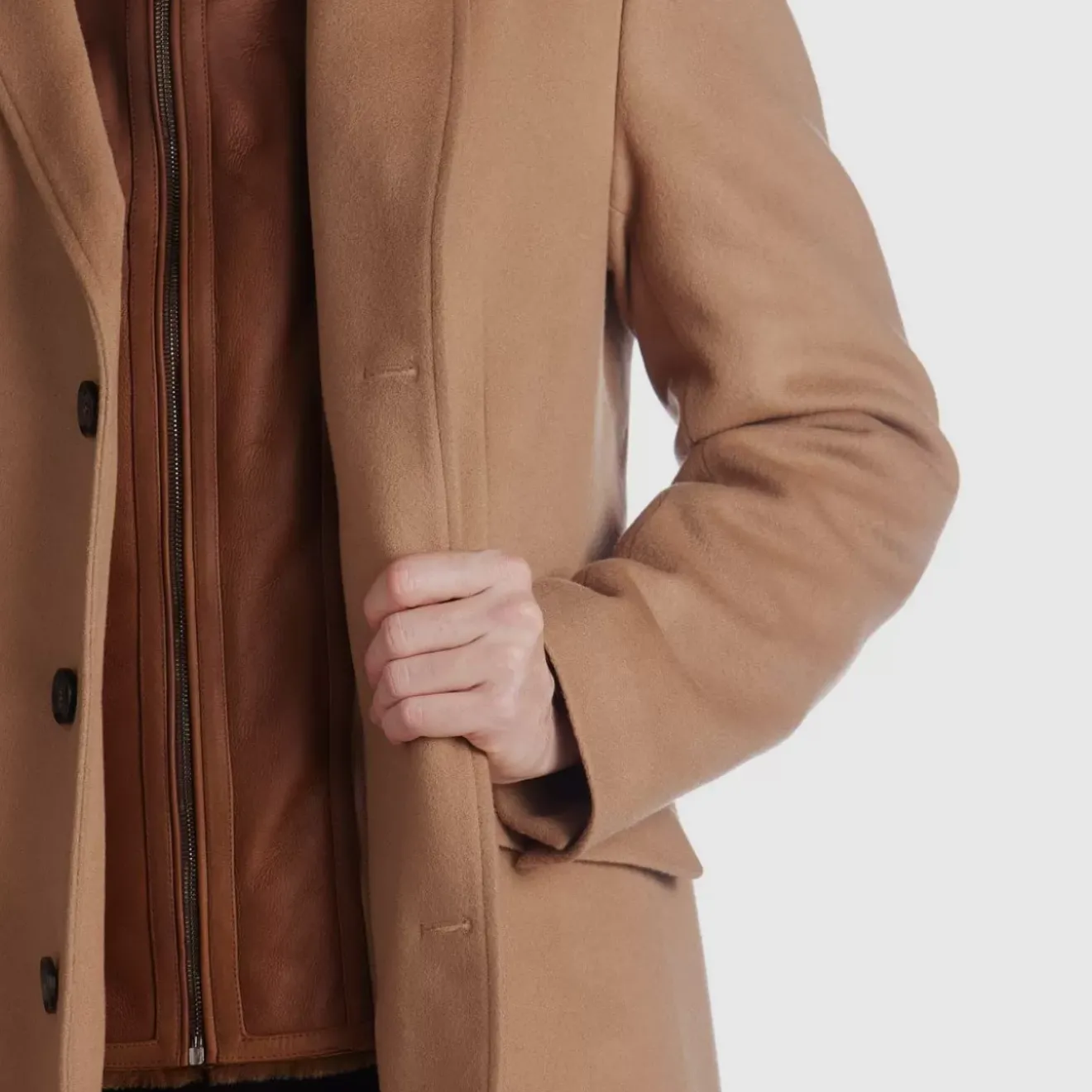 Outerwear-Aquatalia Lorenzo Natural