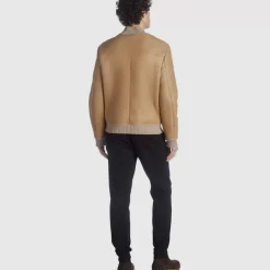 Outerwear-Aquatalia Lucca Tan