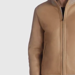 Outerwear-Aquatalia Lucca Tan