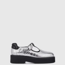 Flats-Aquatalia Malvina Silver/Black