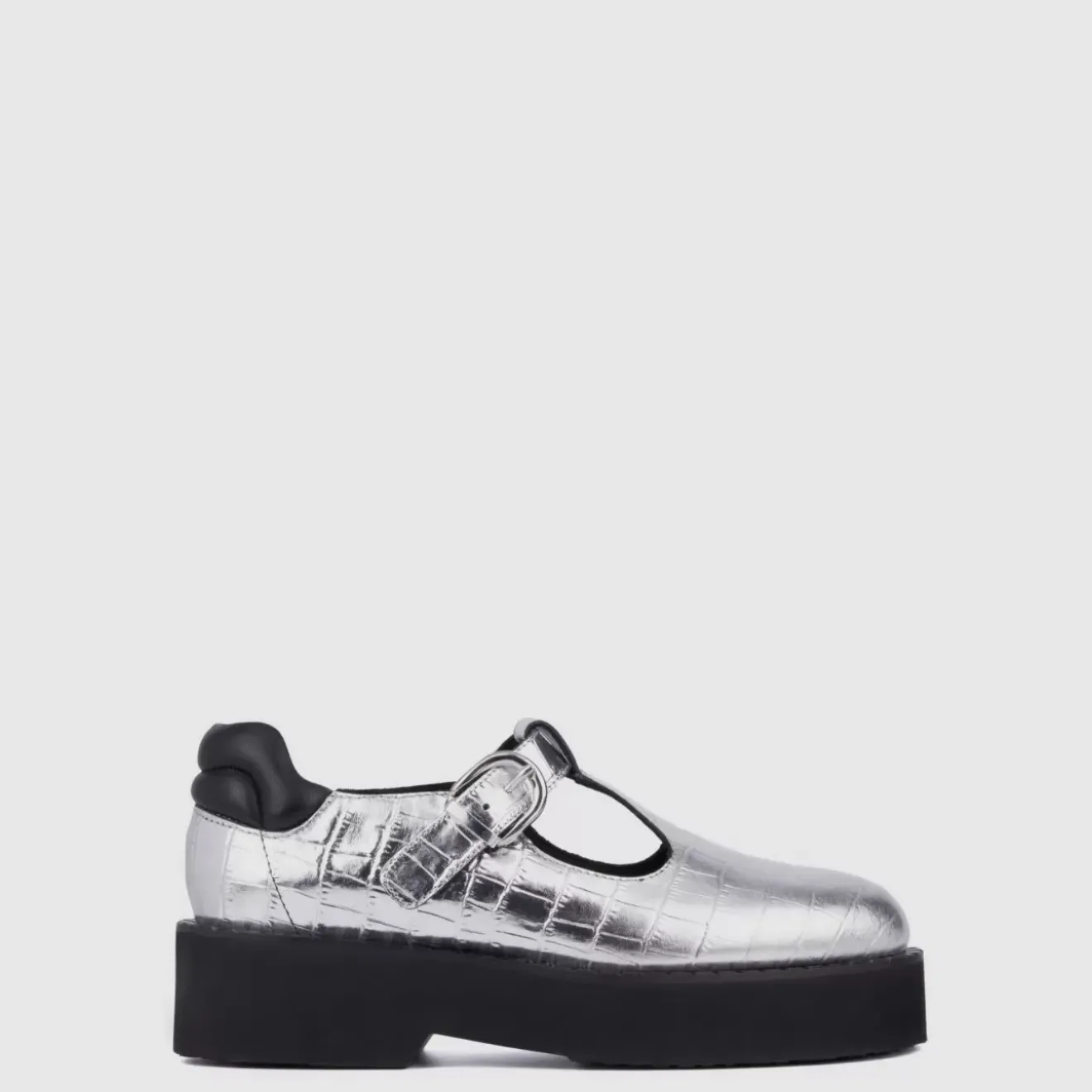 Flats-Aquatalia Malvina Silver/Black