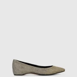 Flats-Aquatalia Marcella Silver/Gold