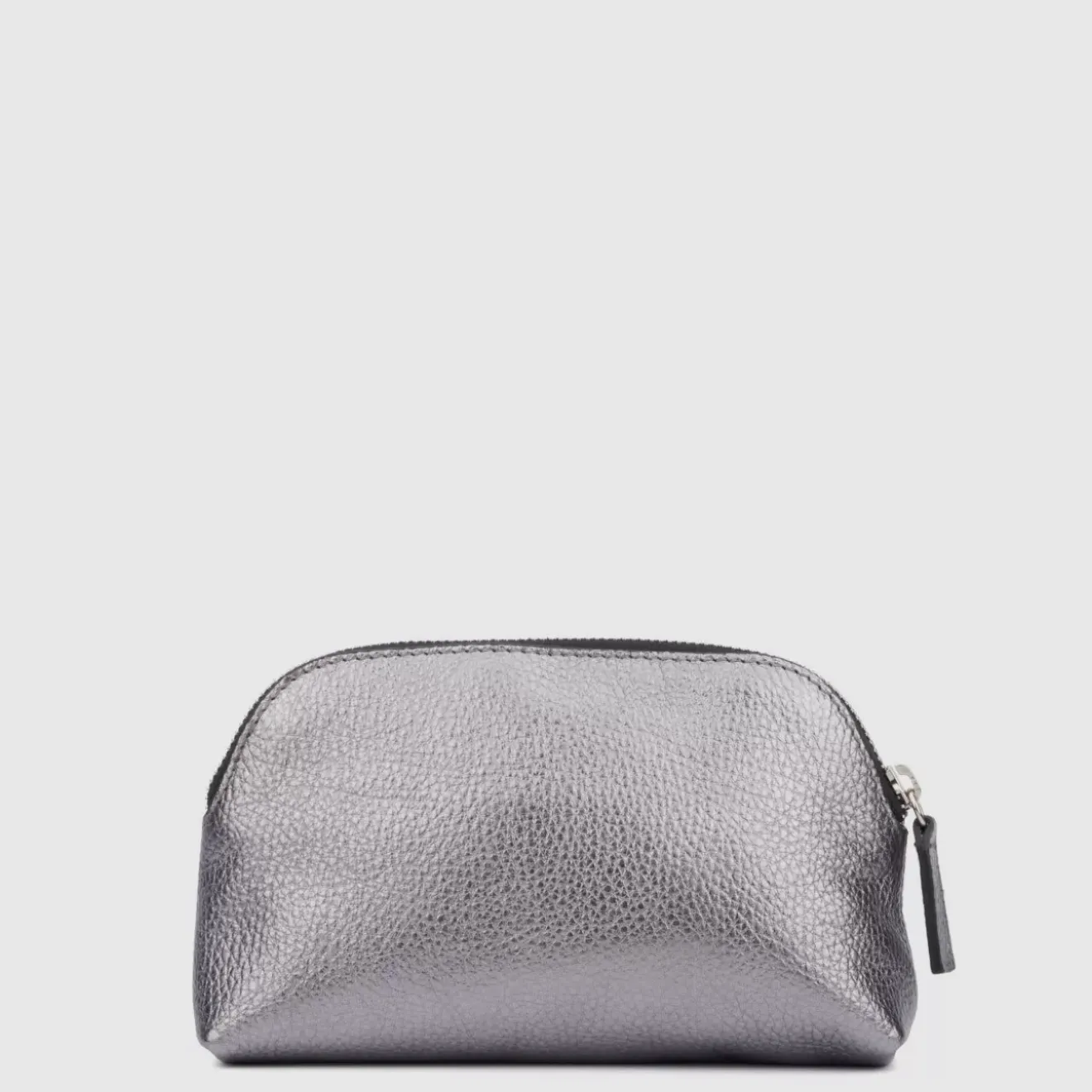 Handbags-Aquatalia Medium Zip Wristlet Silver