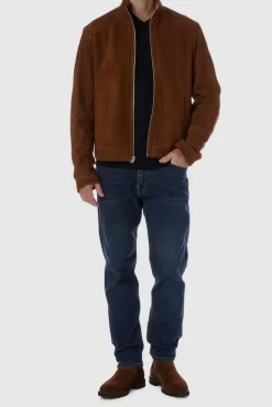 Outerwear-Aquatalia Messina Cognac