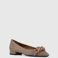 Flats-Aquatalia Palina Taupe