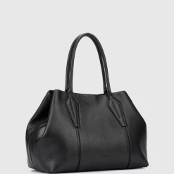 Handbags-Aquatalia Parma Carryall Black
