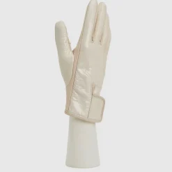 Gloves-Aquatalia Patent Leather Glove Taupe