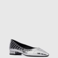 Flats-Aquatalia Penina Silver