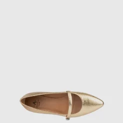 Flats-Aquatalia Priya Gold