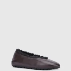 Flats-Aquatalia Qassidy Deep Wine/Black
