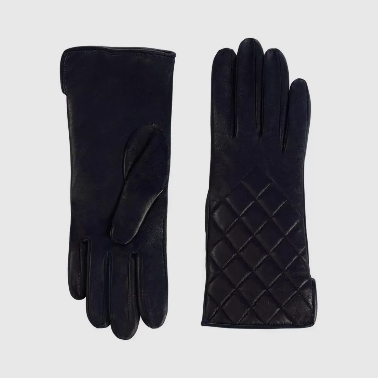 Gloves-Aquatalia Quilted Glove Navy