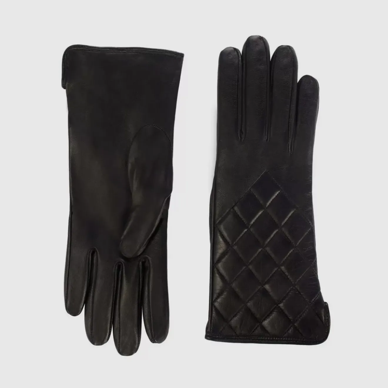 Gloves-Aquatalia Quilted Glove Black