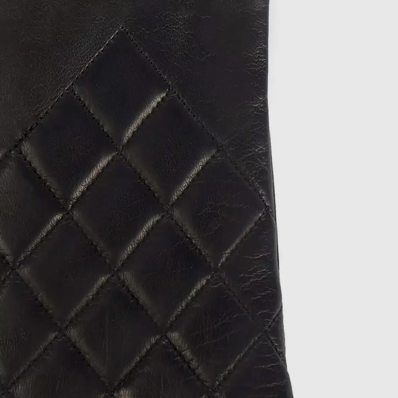 Gloves-Aquatalia Quilted Glove Black