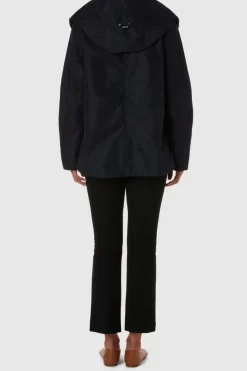 Outerwear-Aquatalia Raveena Nylon Navy