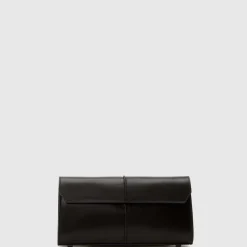 Handbags-Aquatalia Rhumba Clutch Black