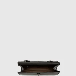 Handbags-Aquatalia Rhumba Clutch Black