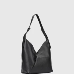 Handbags-Aquatalia Rimini Hobo Black