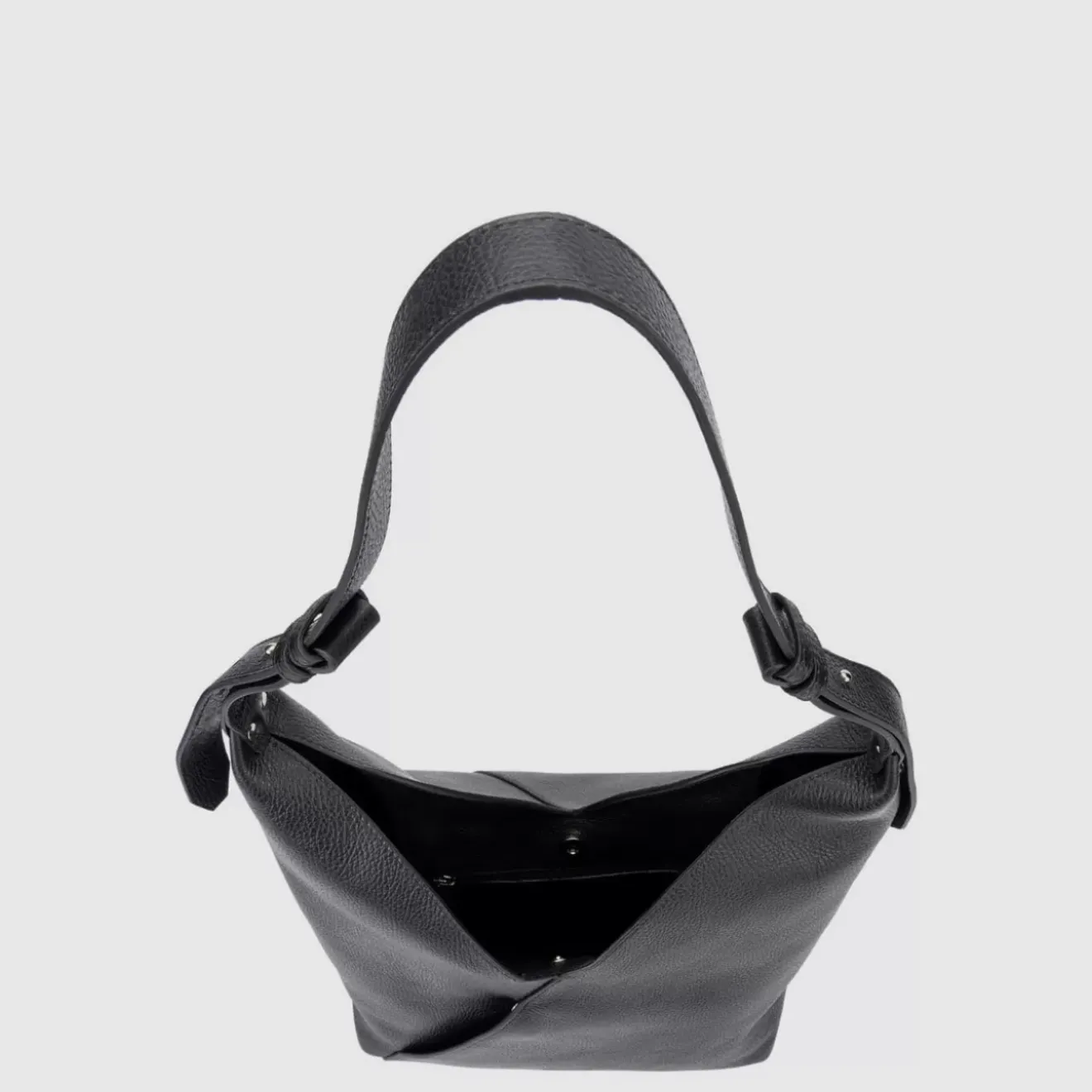 Handbags-Aquatalia Rimini Hobo Black