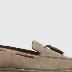Oxfords & Loafers-Aquatalia Sandro Cobblestone/Brown