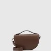 Handbags-Aquatalia Siena Crossbody Cognac