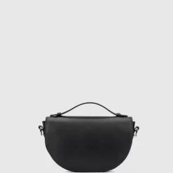 Handbags-Aquatalia Siena Crossbody Black
