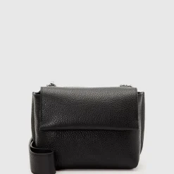 Handbags-Aquatalia Soho Crossbody Black